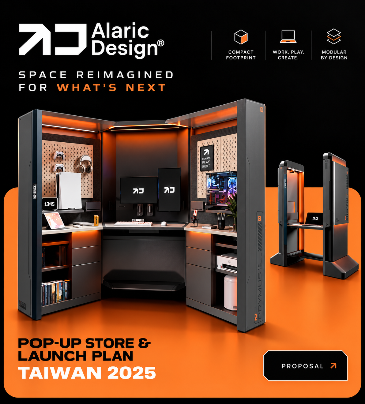 Alaric Design Taiwan 2025 pop-up store and launch plan